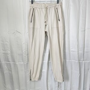 Athleta Size 2 Cream Jogger Pants